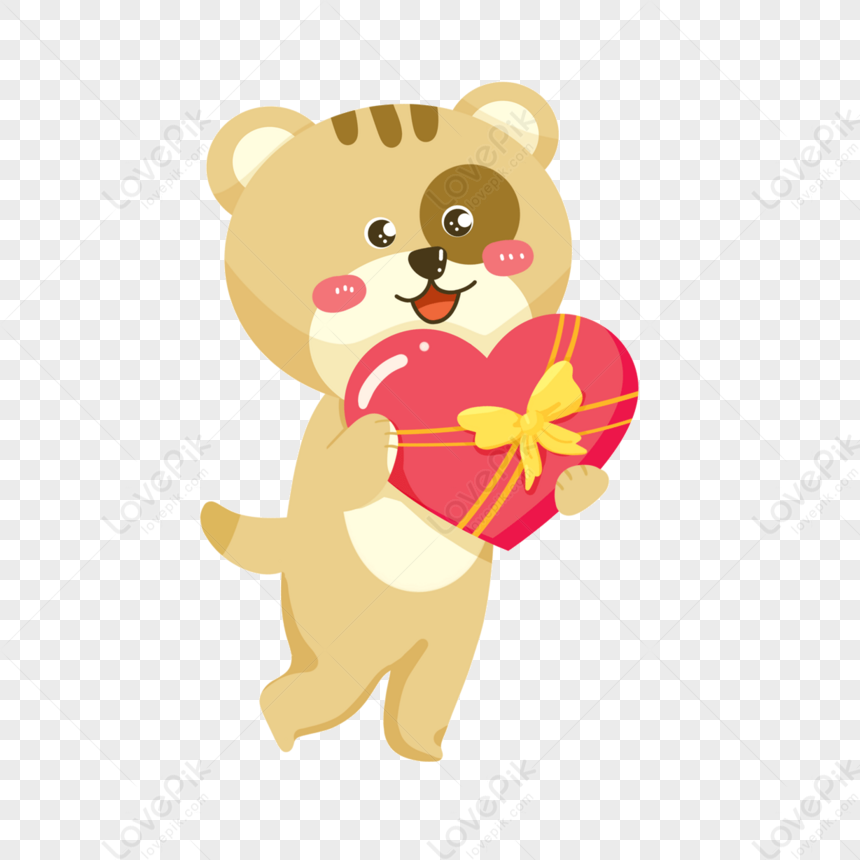 Simpatico Orsetto San Valentino, San Valentino, Orso, Carino Orso Immagine  PNG e clipart per il download gratuito