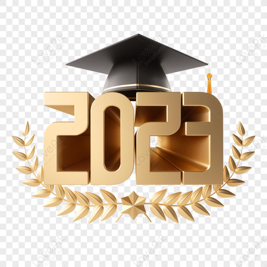 clipart casquette de graduation 2023