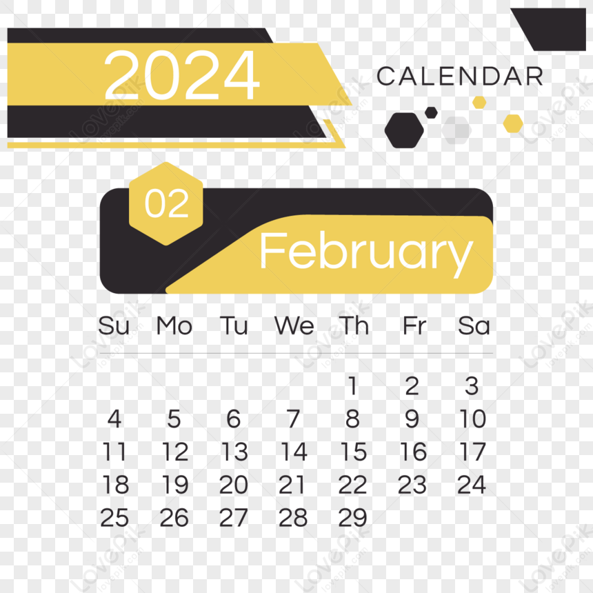 Calendário Colorido De Fevereiro De 2024 Vetor PNG , Fevereiro, 2024,  Calendário Imagem PNG e Vetor Para Download Gratuito