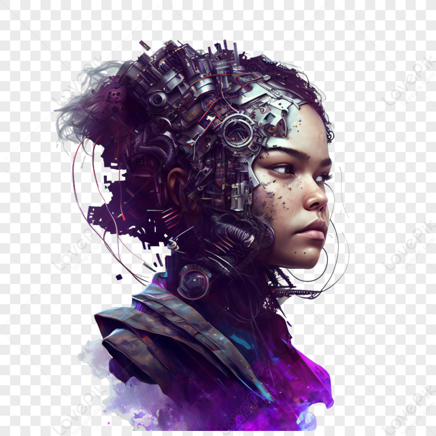 Cyberpunk Maschera Mech Personaggio Sfondo Ritratto Immagine di sfondo per  il Download Gratuito - Pngtree