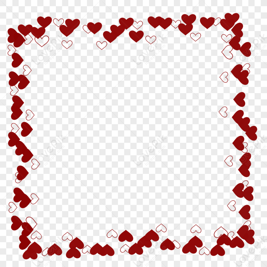 Bordo Decorativo Del Modello Del Cuore Di Amore Dei Cuori Di San  Valentino,dai,bordi Decorativi,cuore AI Immagine Gratis, Grafica download  su Lovepik