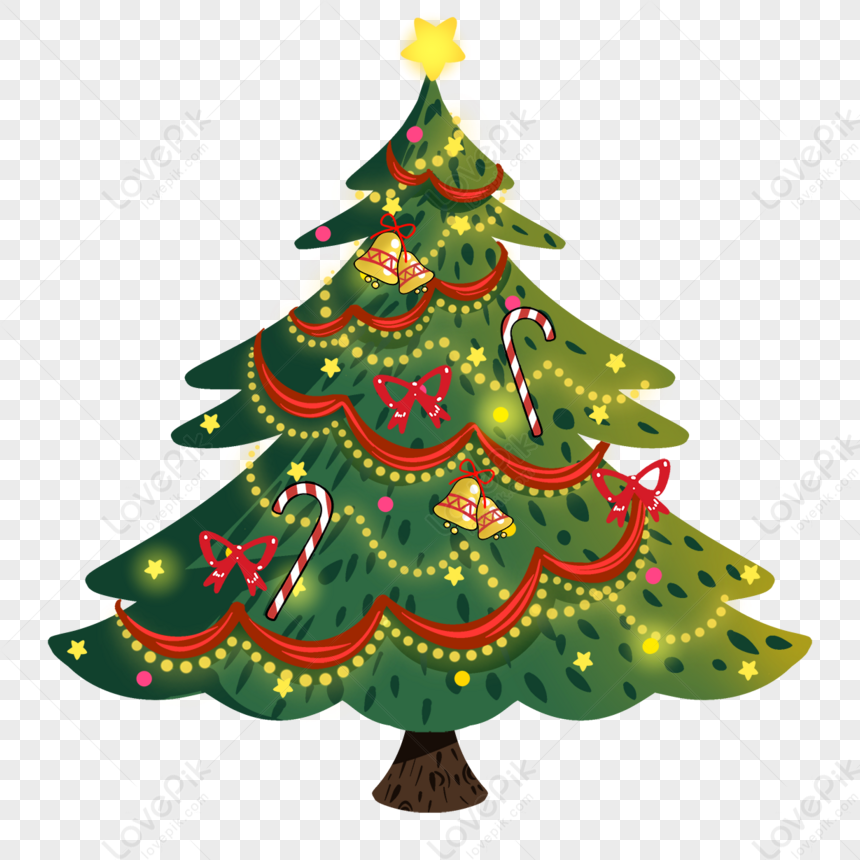 Albero Di Natale Della Decorazione Della Stella Dellarco Del Fumetto Di  Natale,alb,cartone Animato PSD Immagine Gratis, Grafica download su  Lovepik