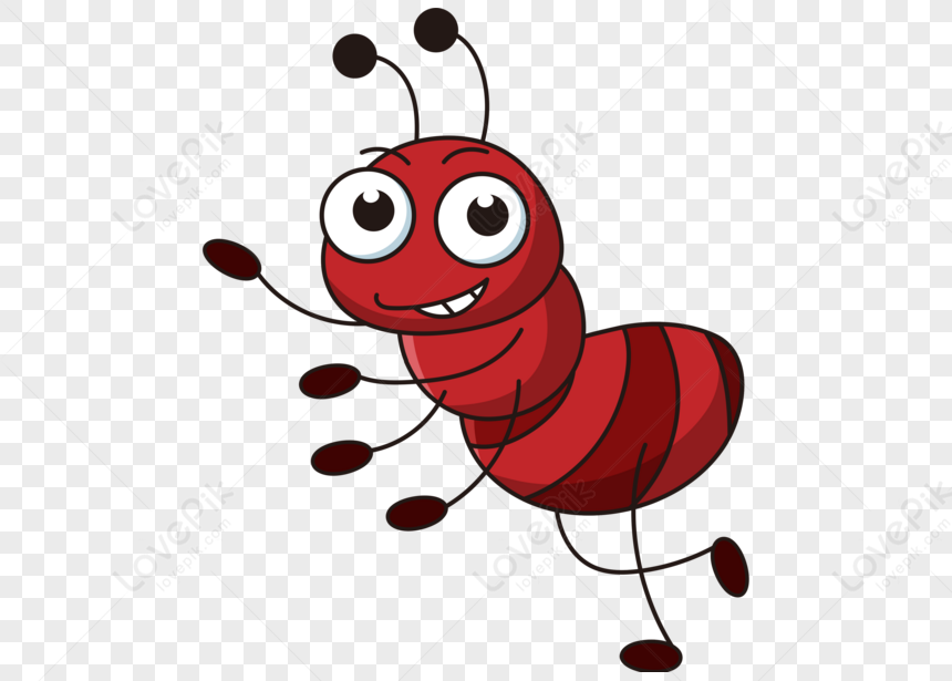 Ant Cute Illustration,cartoon Style,ant Pictures,black Ants PNG ...