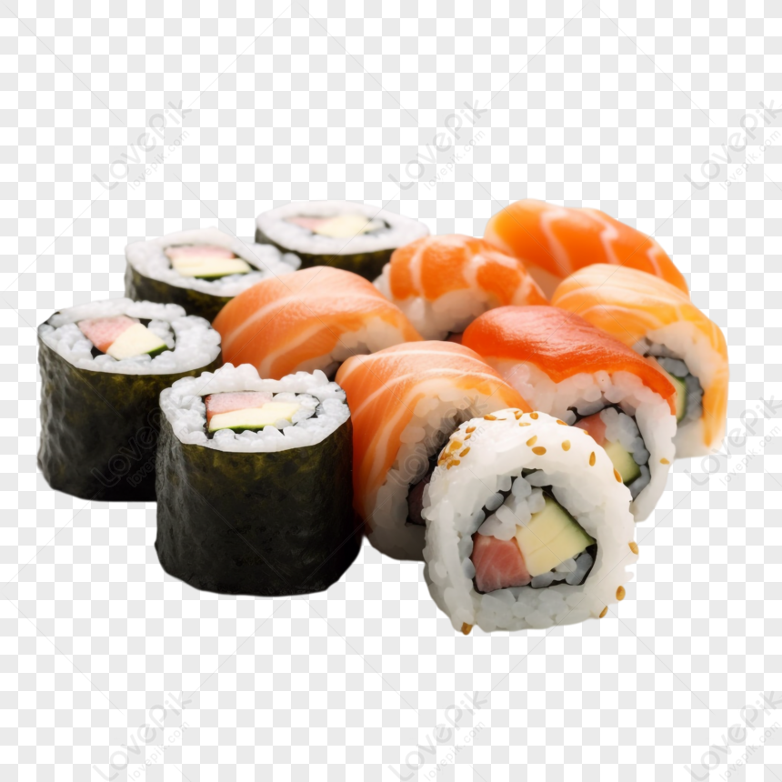 Sushi Cucina Giapponese Trasparente,sushi Delizioso,sushi Giapponese,piatti  Speciali PNG Immagine Gratis, Grafica download su Lovepik