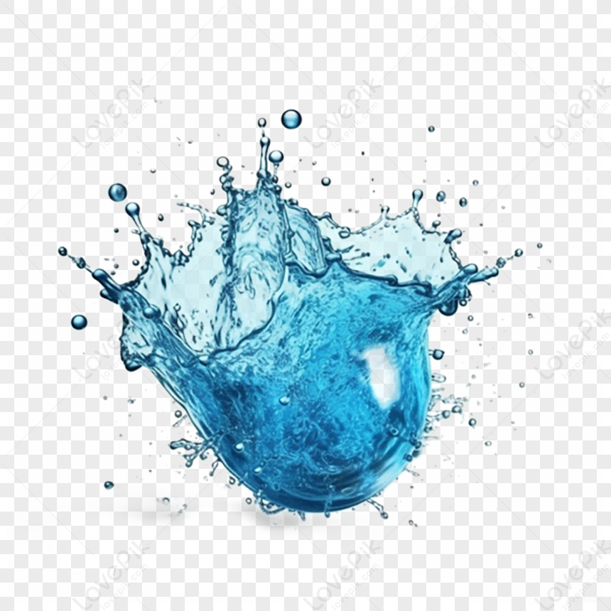 Azul, Spray, Splash PNG, O Efeito De Respingos De água Azul