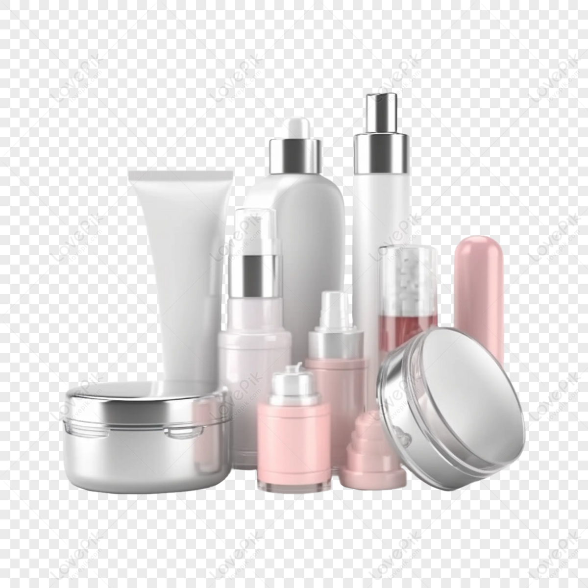 3d Skin Care Products With Texture,product Model,cosmetic PNG ...