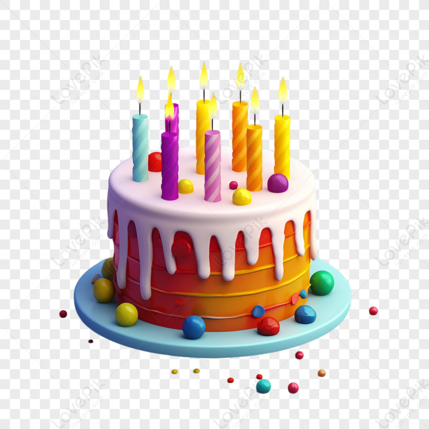 Torta Di Compleanno Candela Celebrazione Tridimensionale,torta PNG Immagine  Gratis, Grafica download su Lovepik