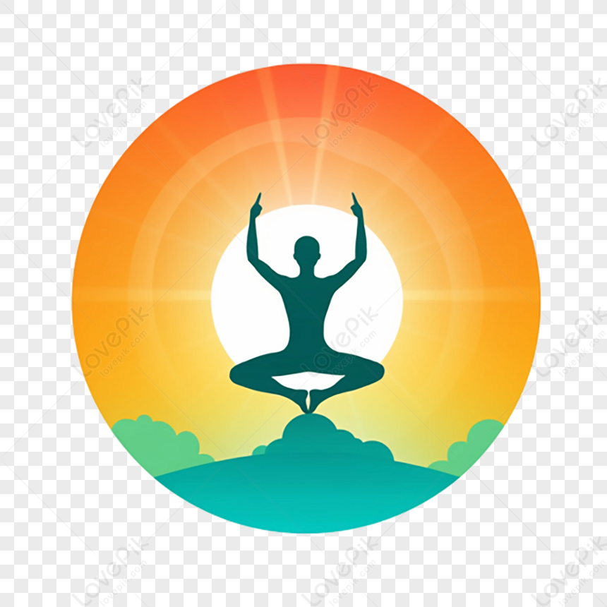 Yoga Logo Png - Transparent Background Yoga Day Png, Png Download , Transparent  Png Image - PNGitem