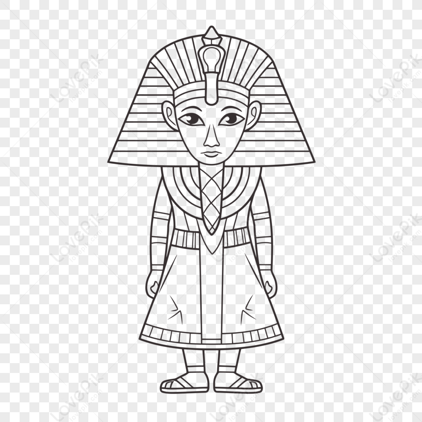 Фараон рисунок раскраска (35 фото)