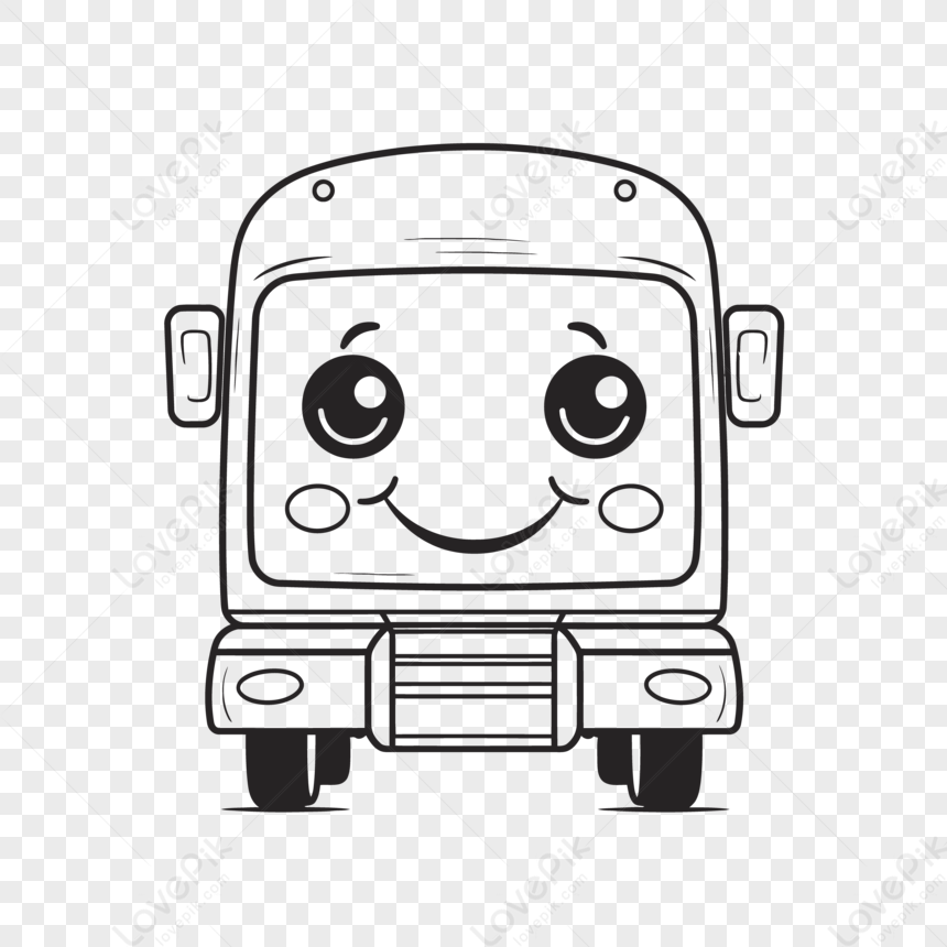 Transit bus, hand-drawn, tour Bus Service, handpainted Cartoon, vintage  Frame, Public transport, school Bus, transportation, Handpainted, geometric  Pattern | Anyrgb