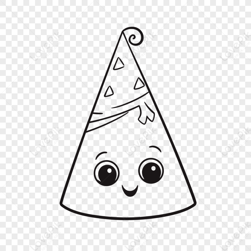 Birthday Hat Icon Doodle Sketch Lines Stock Vector (Royalty Free) 494205763  | Shutterstock