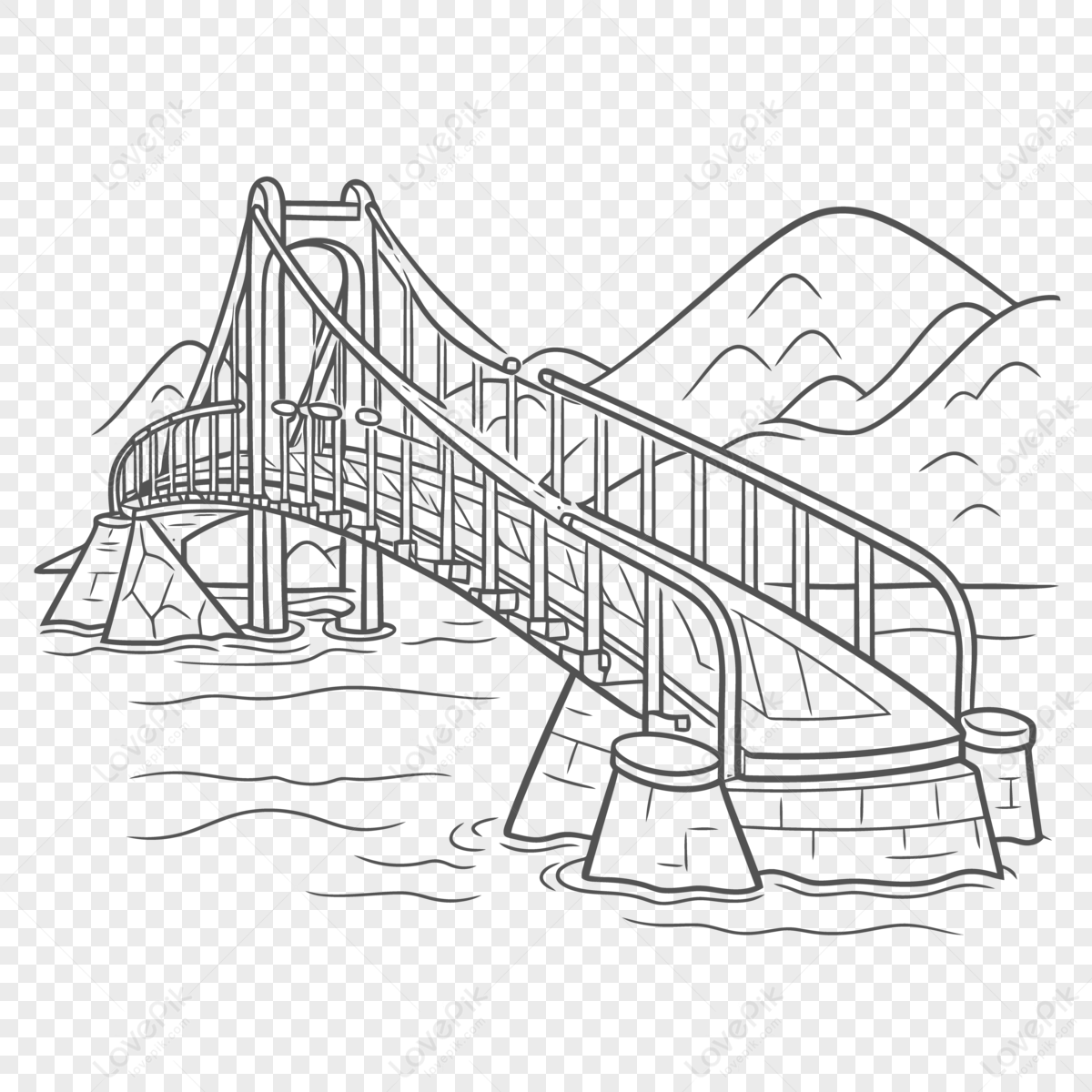 Bridge Coloring Page Free Download Printable Bridge Coloring Pages ...