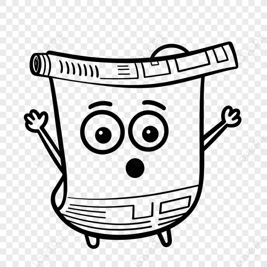 Cartoon Newspaper Clipart Cartoon Funny Paper Clip Art Clipart Print ...