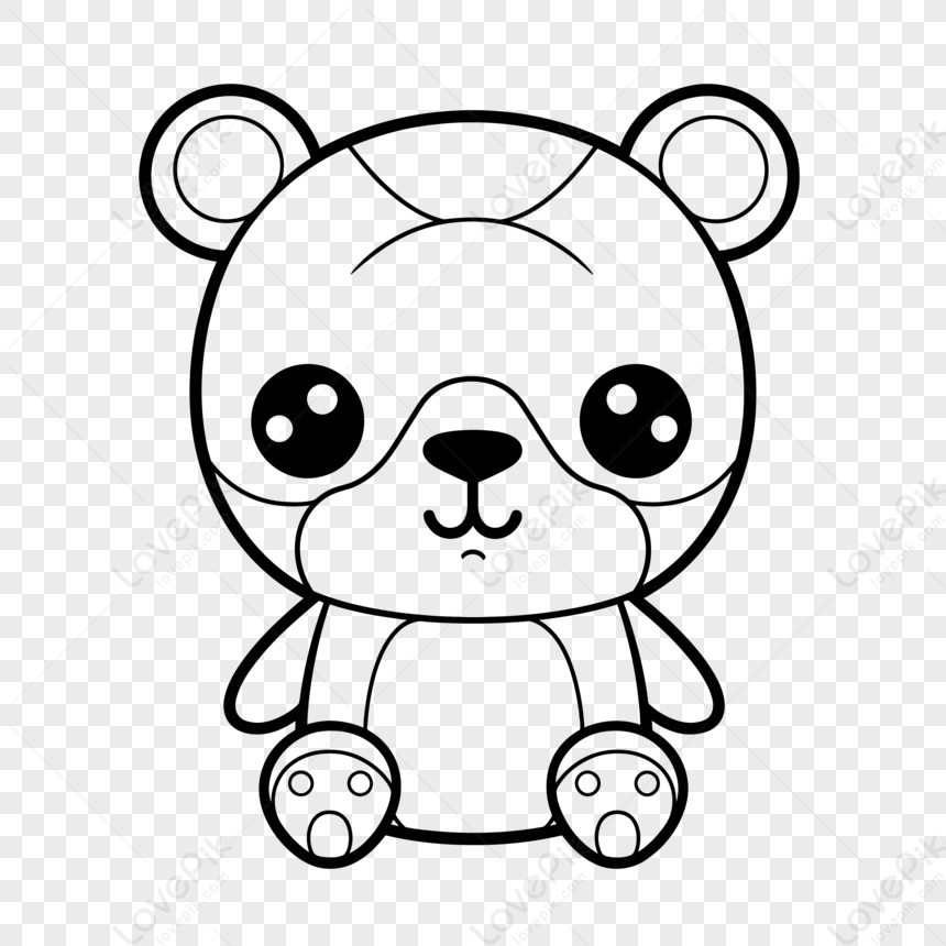 Orso Chibi Disegni Da Colorare Contorno Schizzo Disegno  Vettore,colore,pagina,cartone Animato EPS Immagine Gratis, Grafica  download su Lovepik