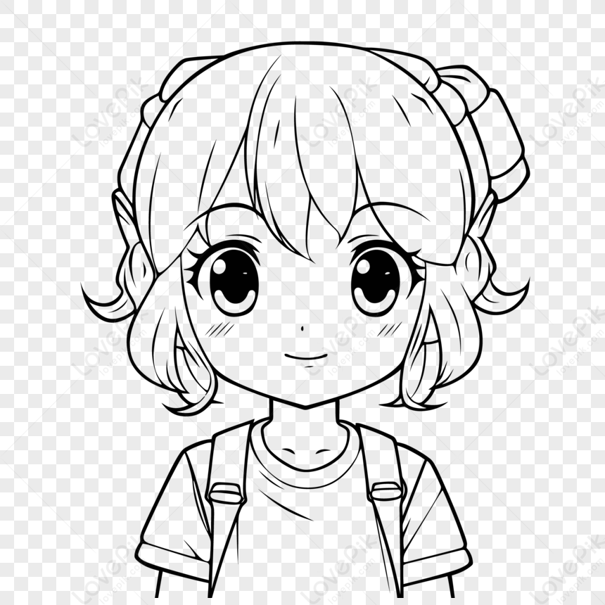 Princess Sad Anime My Channeling - Anime Outline Png Transparent PNG -  2000x2000 - Free Download on NicePNG