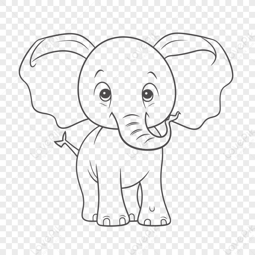 How To Draw A Elephant For Kids, Step by Step, Drawing Guide, by Dawn -  DragoArt