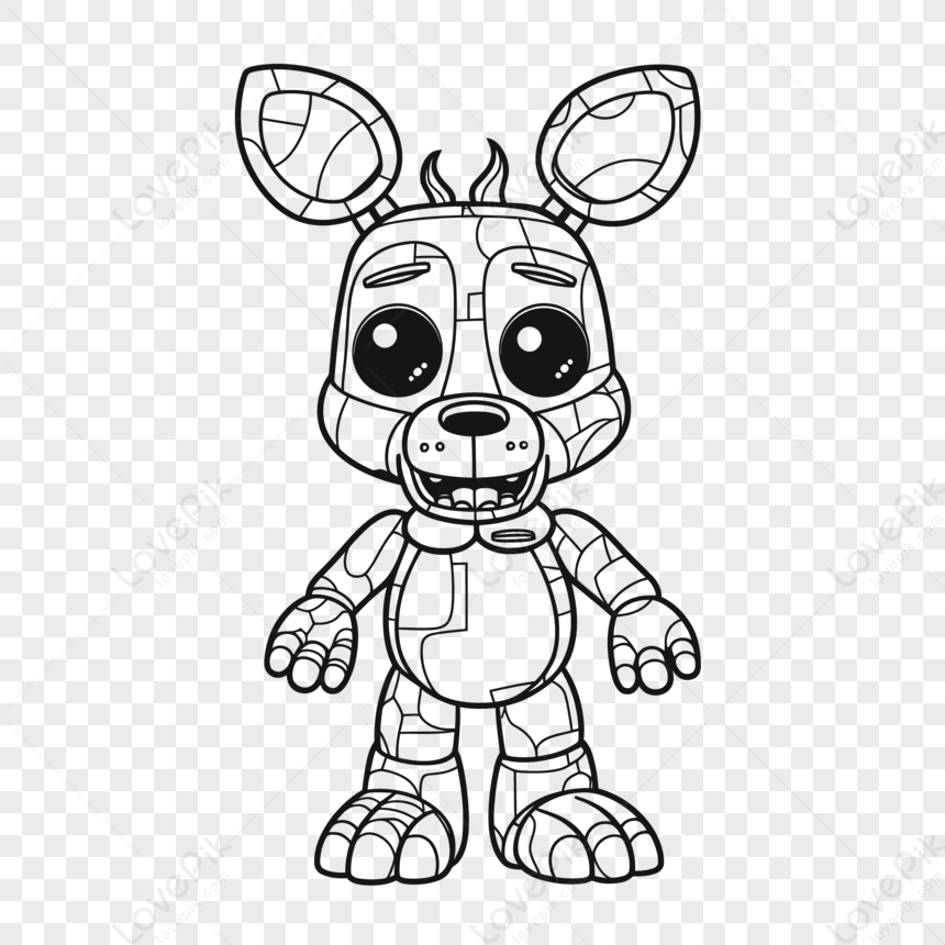 desenho para colorir five nights at freddy's