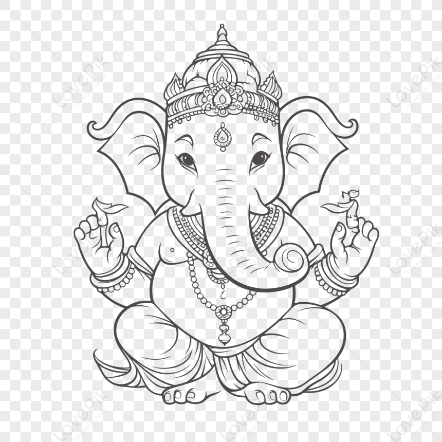 ganesha coloring pages