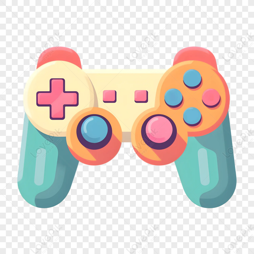 Gamepad Cute Cartoon Illustration,mobile Game,entertainment,electronic ...