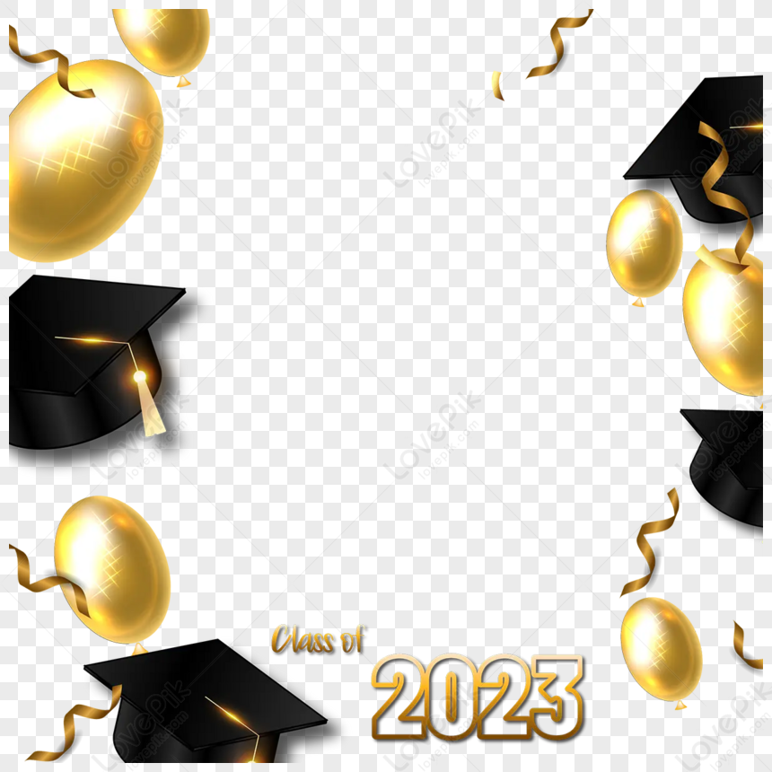 clipart casquette de graduation 2023