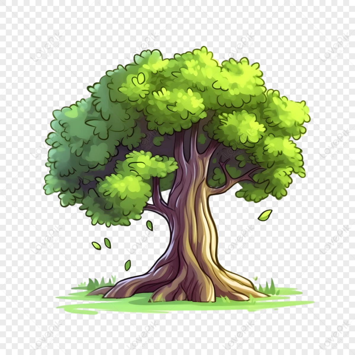 Big Tree Plant Green Illustration,plant Trees,terrestrial Plant,tall ...