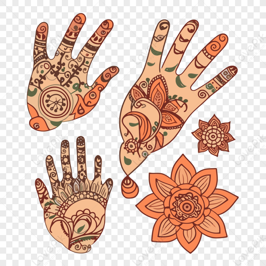 Mehndi Hand,Others PNG Clipart - Royalty Free SVG / PNG