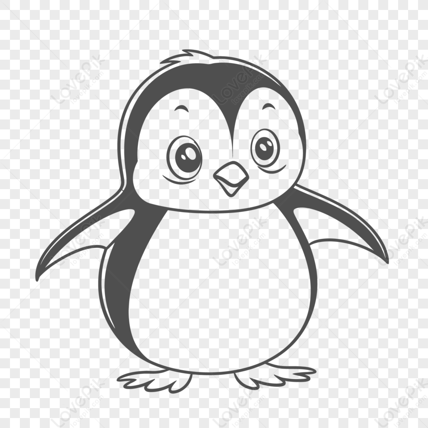 Раскраска по точкам пингвин для детей распечатать