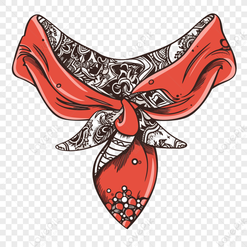 Bandana Clipart Rosso Paisley Sciarpa Arte Illustrazione In Cartone Animato  In Bianco E Nero Vettore,cartone Animato Bianco,illustrazione,cartone  Animato EPS Immagine Gratis, Grafica download su Lovepik