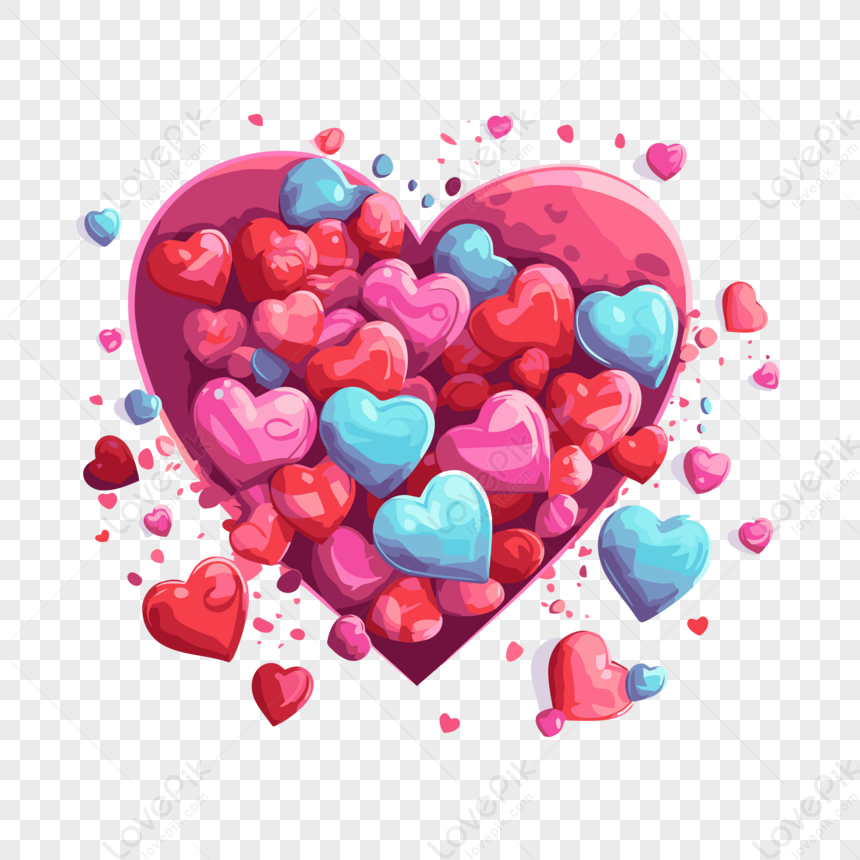 Caramelle A Cuore Di San Valentino Vettore,clipart,caramella,cuore EPS  Immagine Gratis, Grafica download su Lovepik