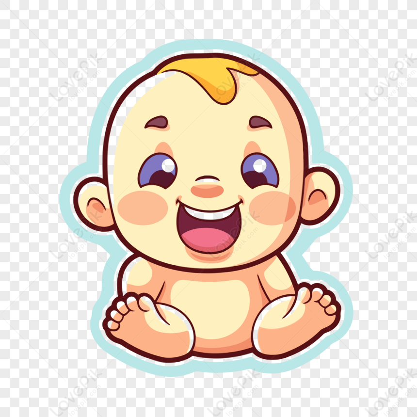 Desenho Animado Bebezinho Sorrindo Vetor,sorria Querido PNG