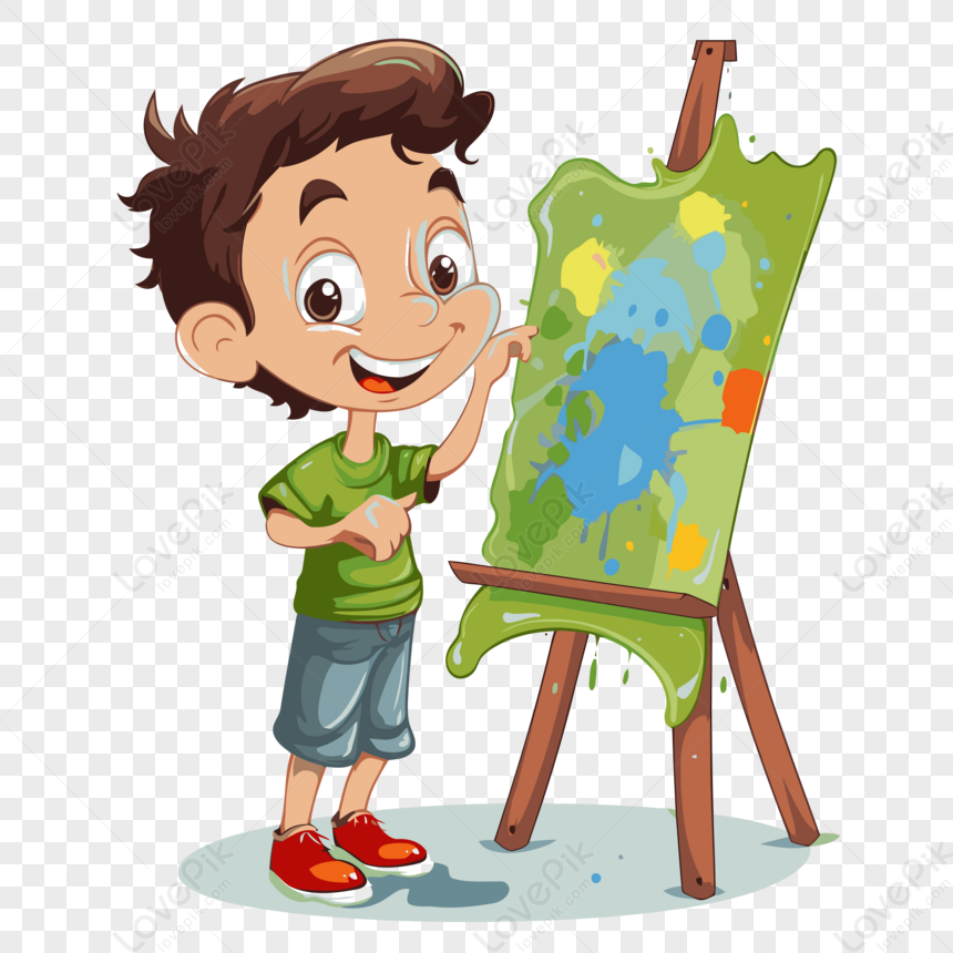 https://img.lovepik.com/png/20231112/completed-clipart-cartoon-kid-has-painted-on-the-easel-vector_571928_wh860.png