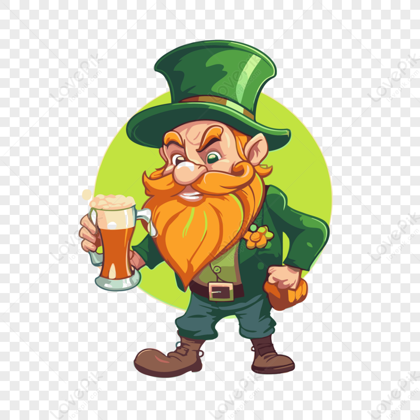 Leprechaun il giorno di San Patrizio personaggio dei fumetti Foto