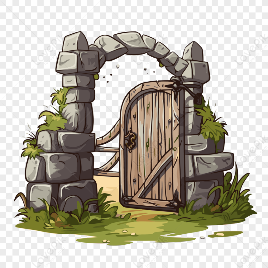 vecteur de porte ouverte png