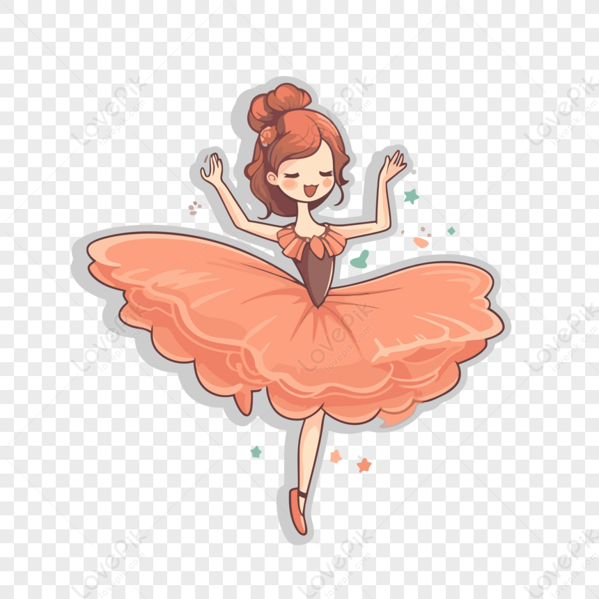 Bailarina De Desenho Animado Vetor,bailarina PNG Imagens Gratuitas Para  Download - Lovepik