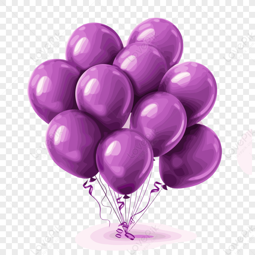 Palloncino viola png