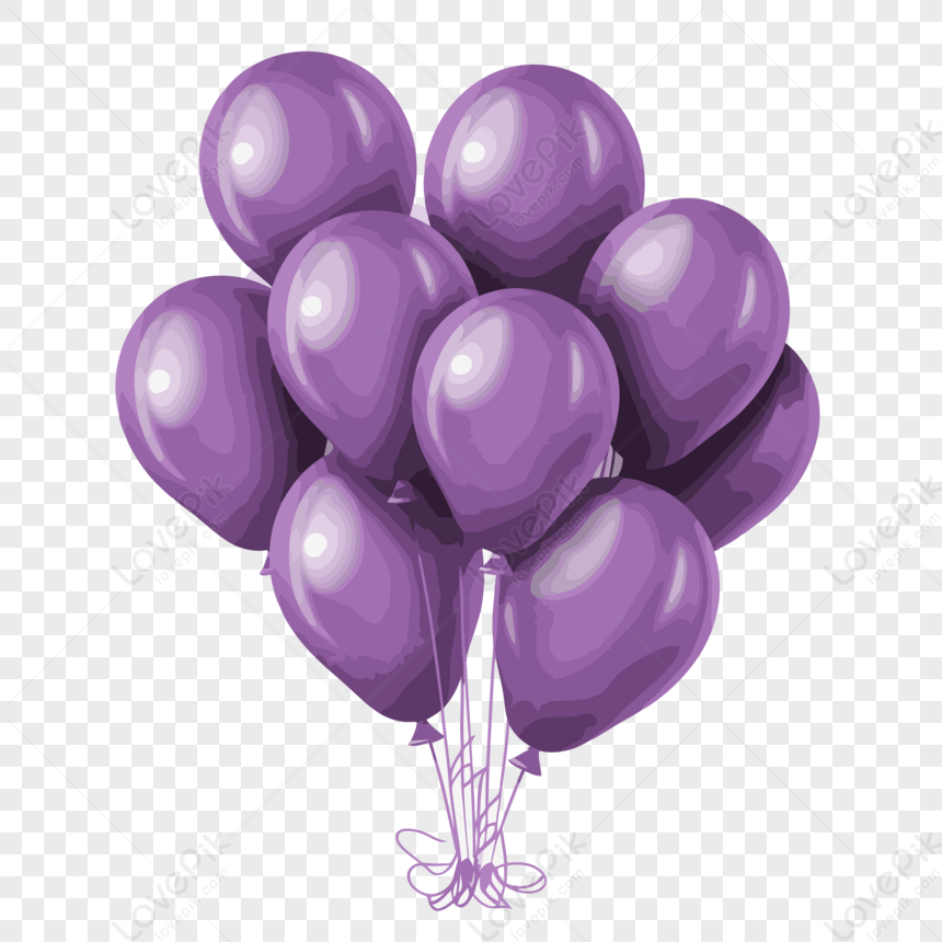 Palloncino viola png