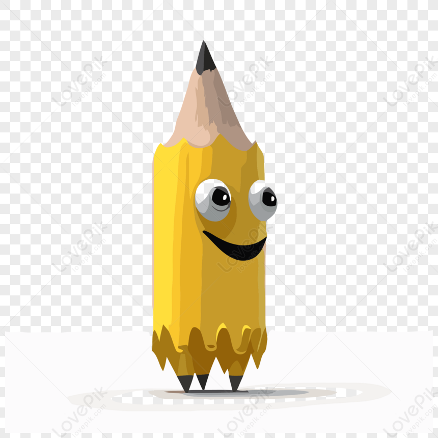 Yellow Pencil Vector,pencils,sticker,cartoon PNG Free Download And