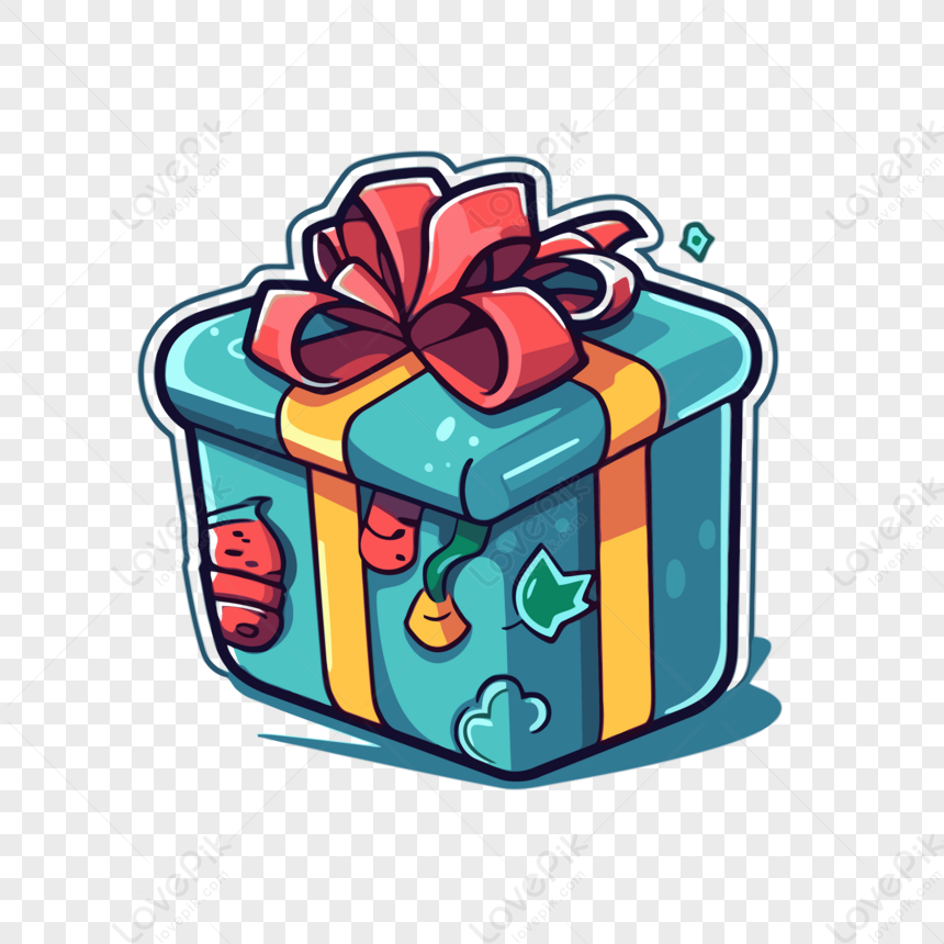 caja de regalo de navidad clipart png