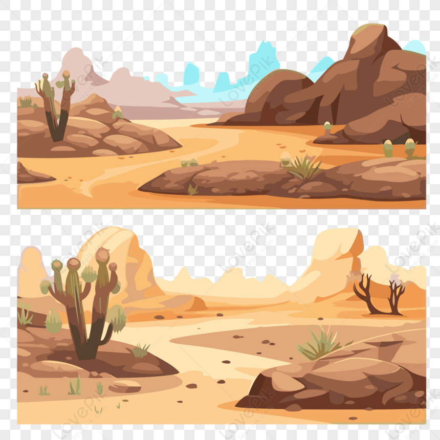 imágenes prediseñadas de la escena del desierto