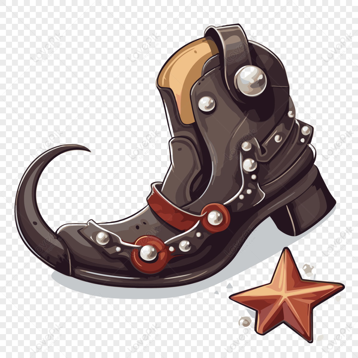 Spur Clipart Small Boots Vector With Claws Cartoon PNG Image Free ...