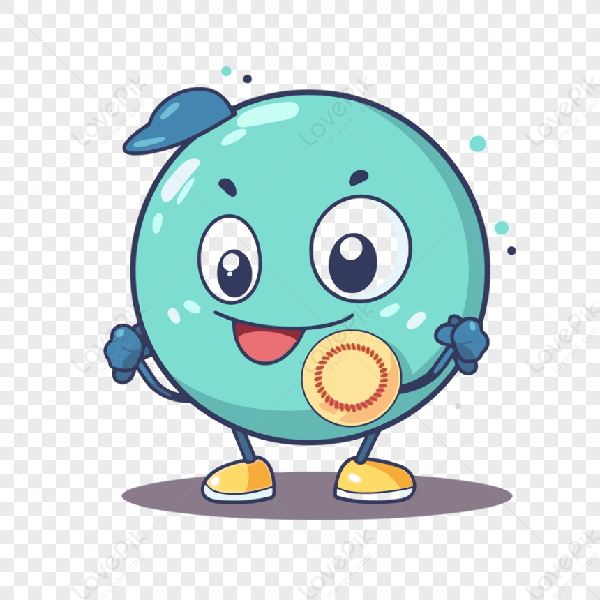 Kawaii Sports Balls Clipart, Cute Cartoon Sports Balls Clip Art, PNG & EPS  Files, Instant Download 