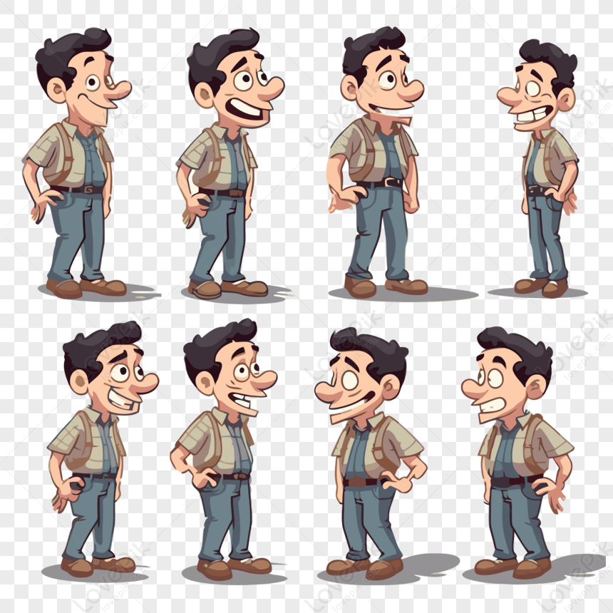 Comic superhero actions in different poses. Male super hero vector cartoon  characters. Set or collection of heroic cartoon character. Stock Vector |  Adobe Stock
