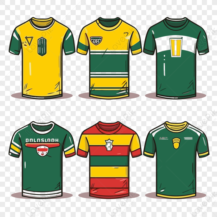 Camisas De Futebol Vetor,adesivo,desenho Animado,camisa PNG Imagens  Gratuitas Para Download - Lovepik