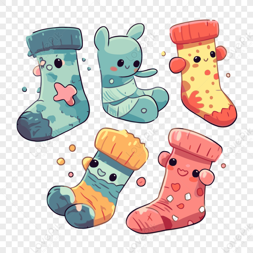 Cartoon Socks PNG, Vector, PSD, and Clipart With Transparent Background for  Free Download