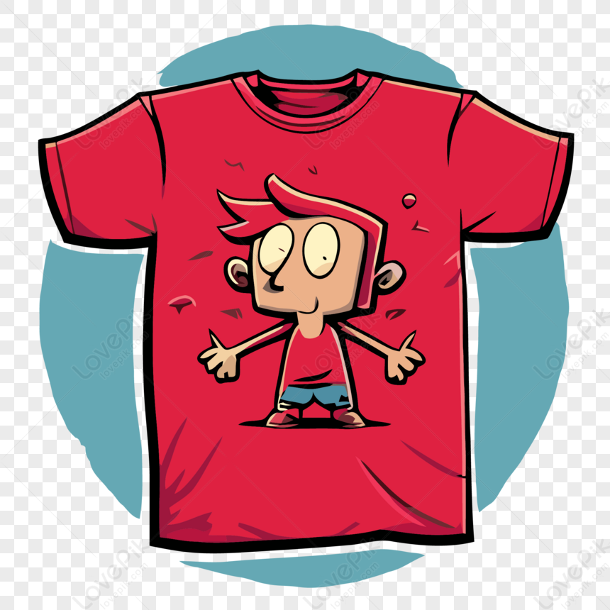 clipart tshirt rouge