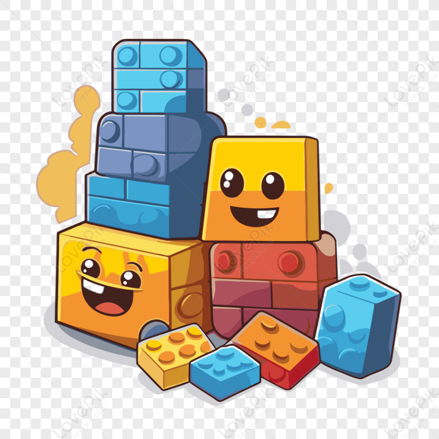 Blocks And Bricks Cartoon Vector Illustration Clipart,cartoon ...