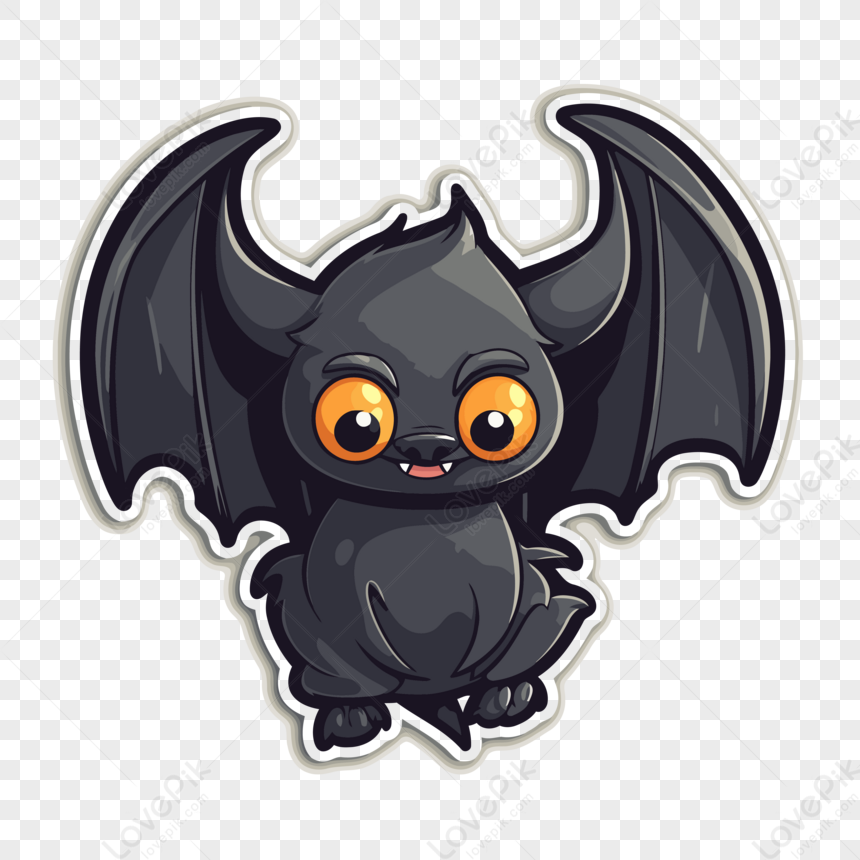 Photo de Mignon Noir Chauve Souris Dessin Anim Illustration