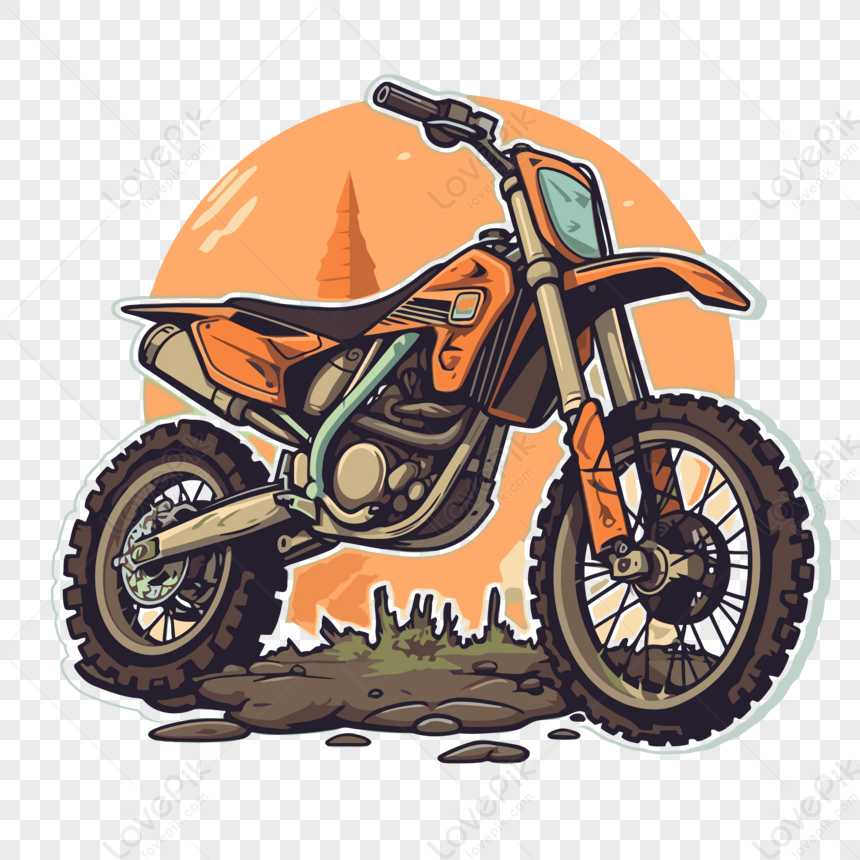 Motocross rider , Wall decal Motorcycle Motocross Car Sticker, motorcycle  transparent background PNG clipart | HiClipart