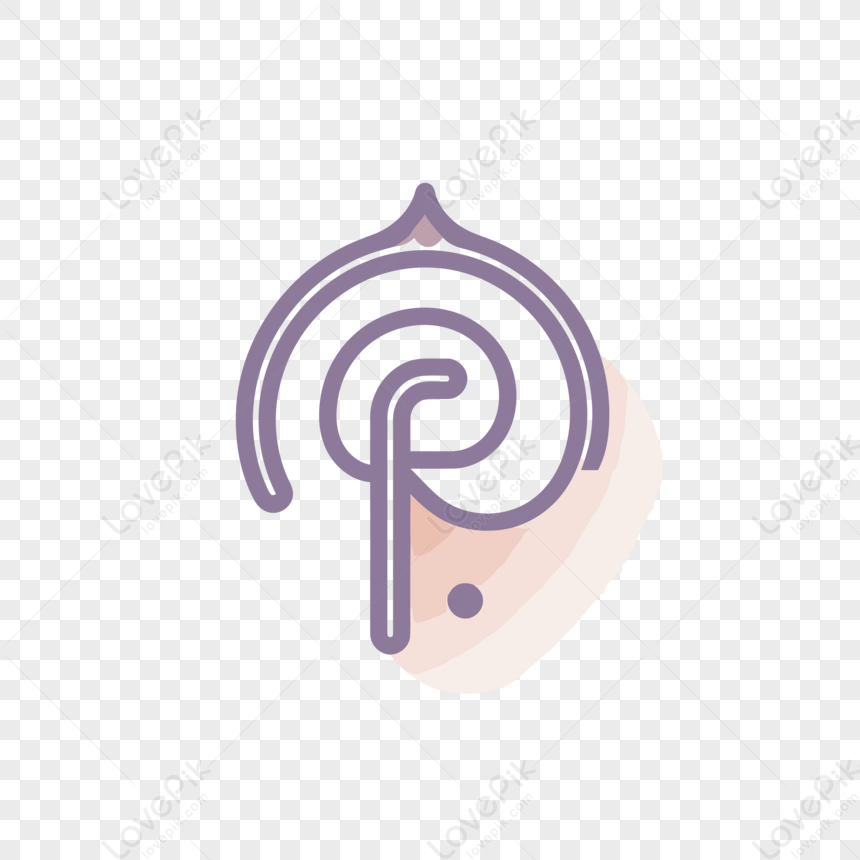 Purple Letter P Logo In Linear Shape Isolated On White Vector Free PNG And  Clipart Image For Free Download - Lovepik