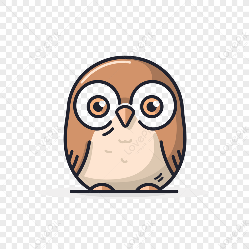 illustration simple de hibou